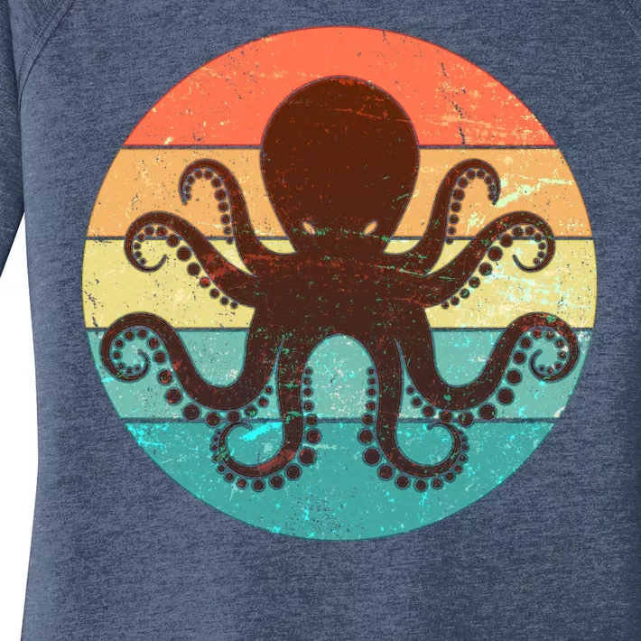 Retro Octopus Kraken Women's Perfect Tri Tunic Long Sleeve Shirt