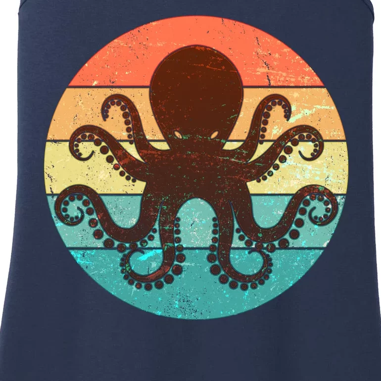 Retro Octopus Kraken Ladies Essential Tank