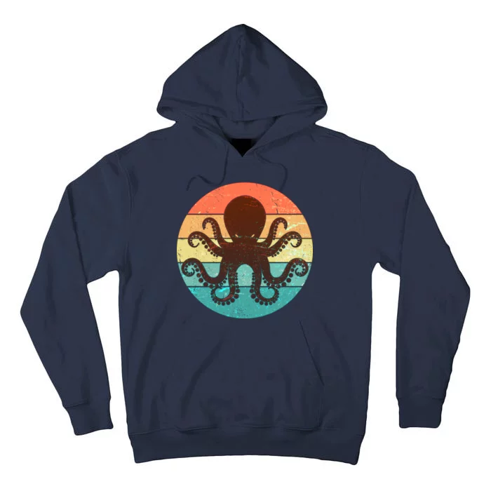 Retro Octopus Kraken Tall Hoodie