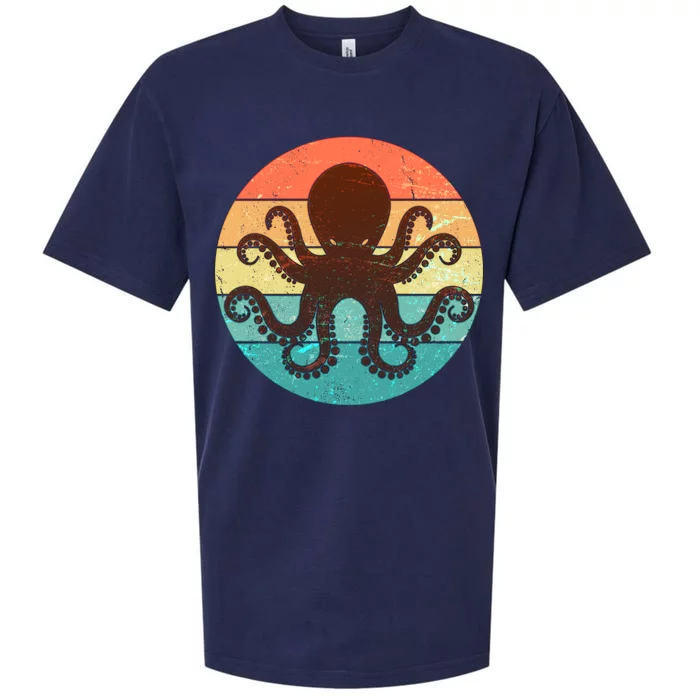 Retro Octopus Kraken Sueded Cloud Jersey T-Shirt