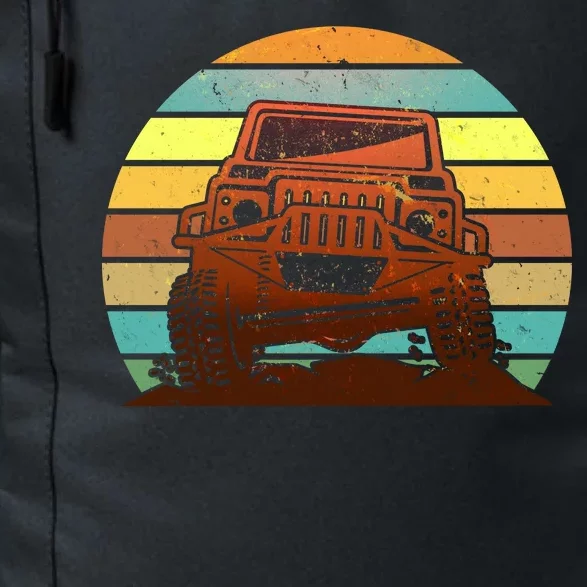 Retro Off Road Truck 4x4 Sunset Daily Commute Backpack