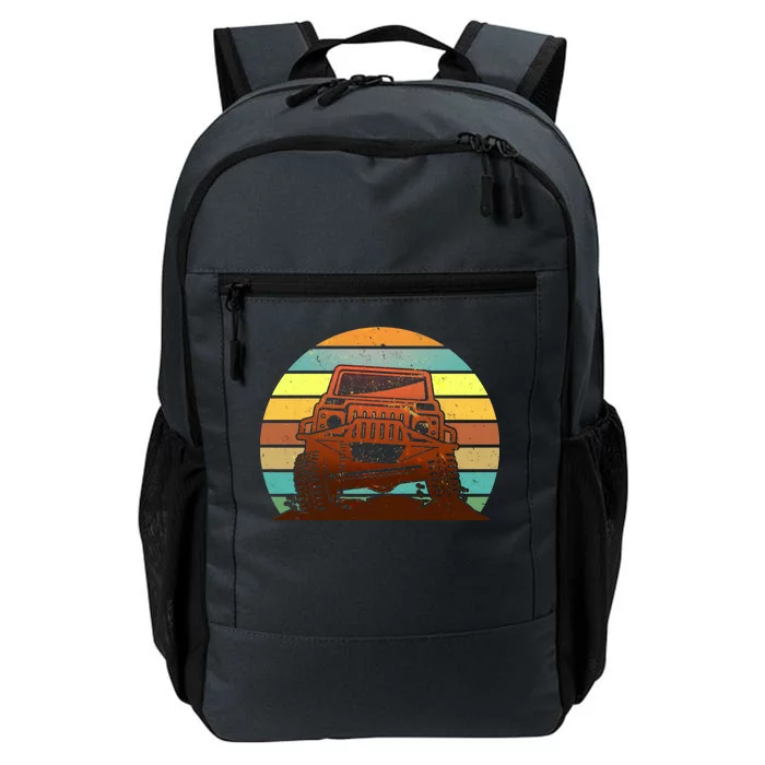 Retro Off Road Truck 4x4 Sunset Daily Commute Backpack