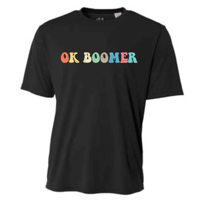 Retro Ok Boomer Cooling Performance Crew T-Shirt