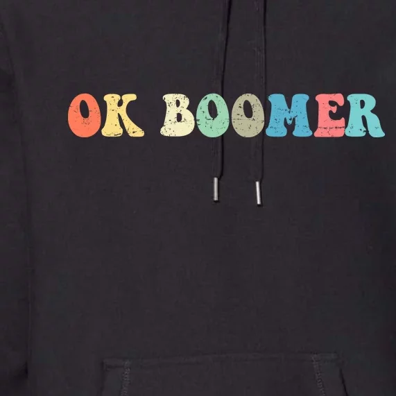 Retro Ok Boomer Premium Hoodie