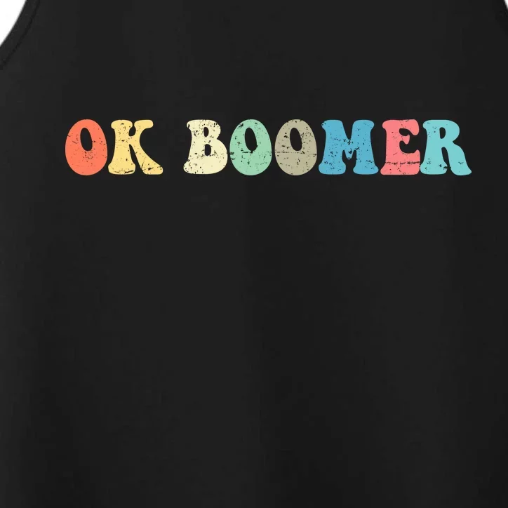 Retro Ok Boomer Performance Tank