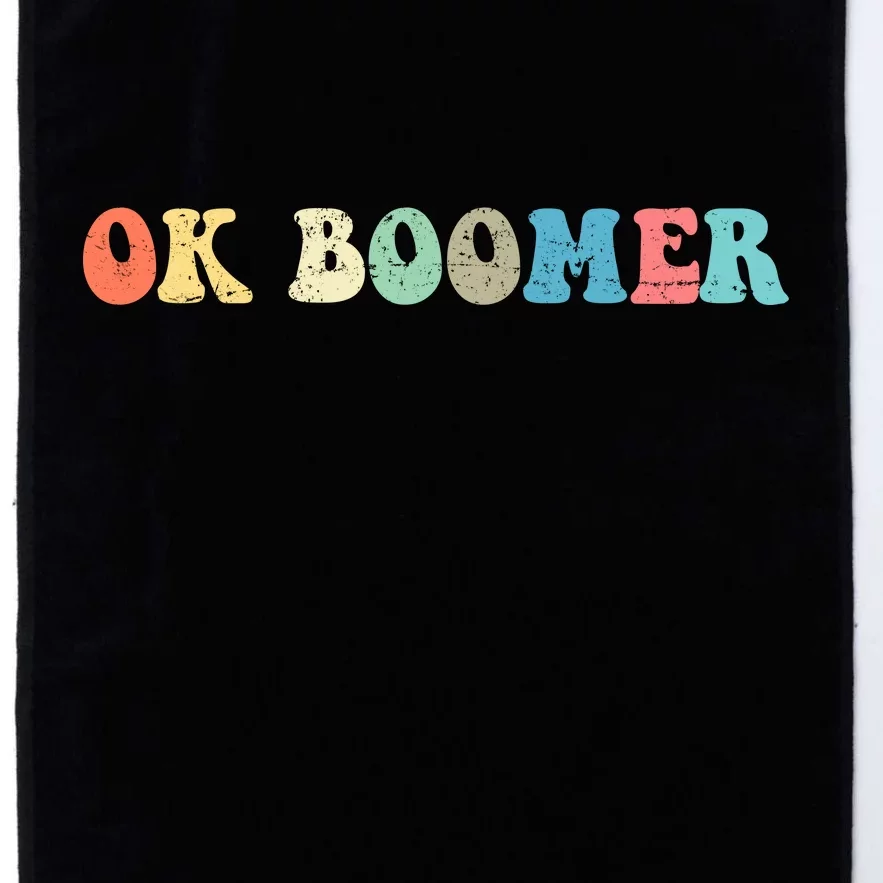 Retro Ok Boomer Platinum Collection Golf Towel