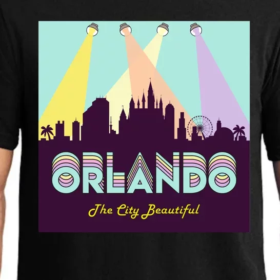 Retro Orlando Florida Pajama Set