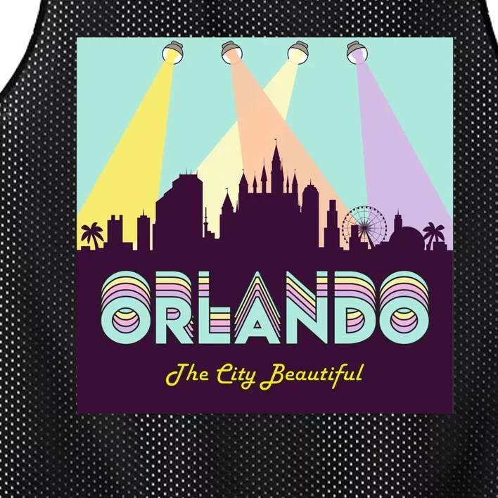 Retro Orlando Florida Mesh Reversible Basketball Jersey Tank