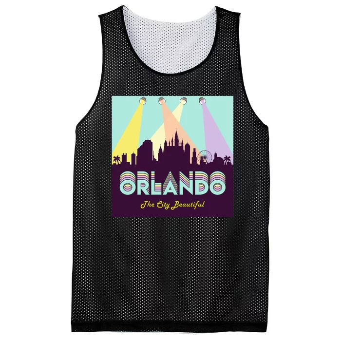 Retro Orlando Florida Mesh Reversible Basketball Jersey Tank