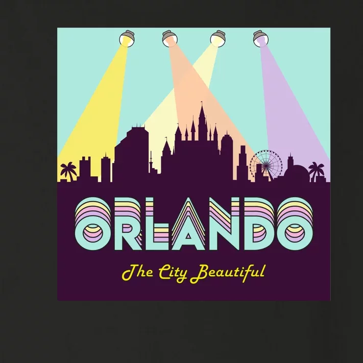 Retro Orlando Florida Toddler Long Sleeve Shirt