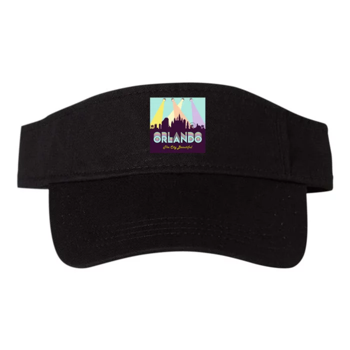 Retro Orlando Florida Valucap Bio-Washed Visor