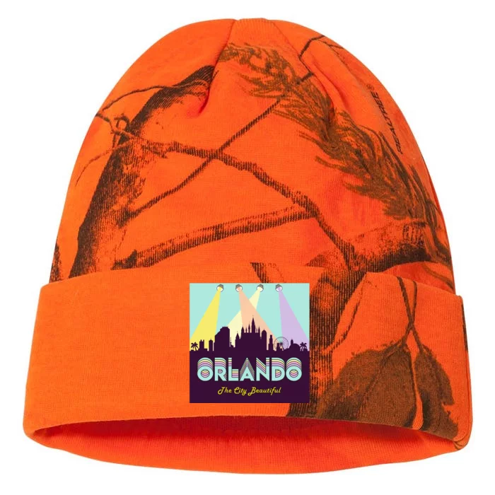 Retro Orlando Florida Kati - 12in Camo Beanie