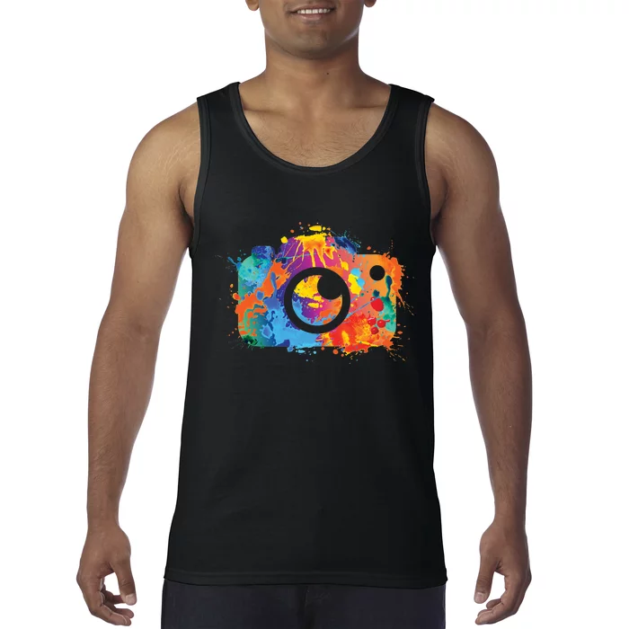 Retro Paint Camera Tank Top