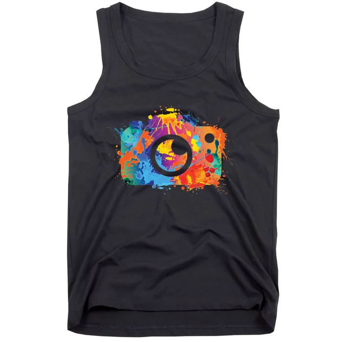 Retro Paint Camera Tank Top