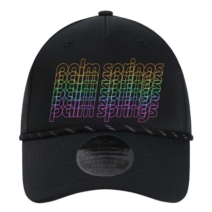 Retro Palm Springs Retro Multicolor Performance The Dyno Cap