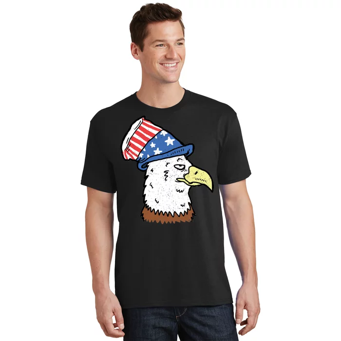 Retro Patriotic Bald Eagle T-Shirt