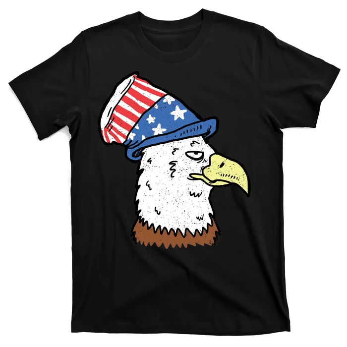 Retro Patriotic Bald Eagle T-Shirt