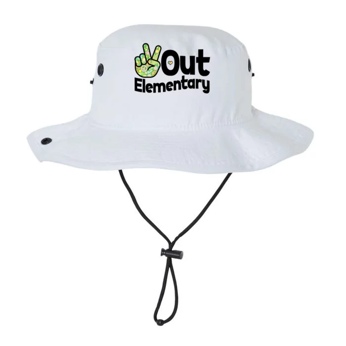 Retro Peace Out Elementary Legacy Cool Fit Booney Bucket Hat