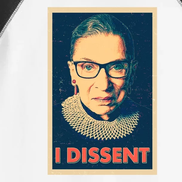 Retro Poster Ruth Bader Ginsburg I Dissent RBG Toddler Fine Jersey T-Shirt