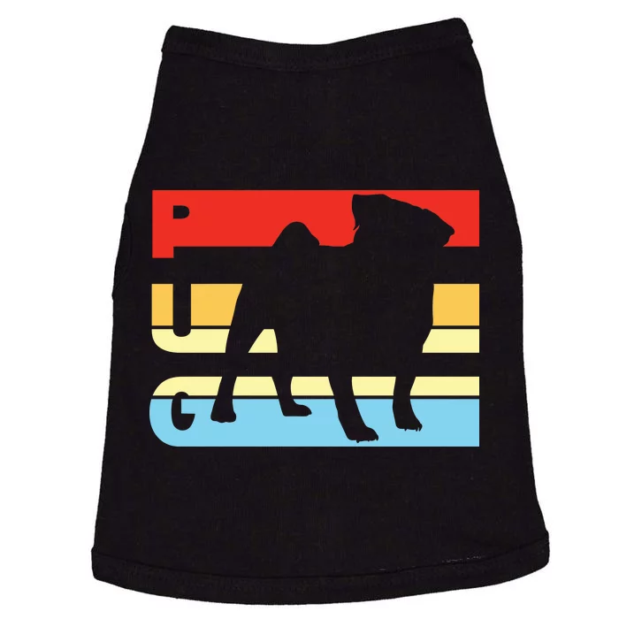 Retro Pug Logo Doggie Tank