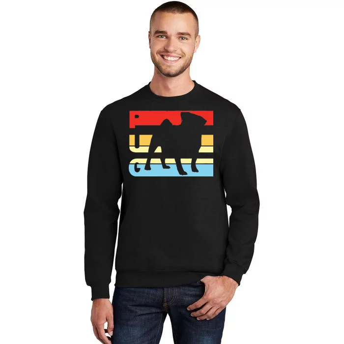 Retro Pug Logo Tall Sweatshirt