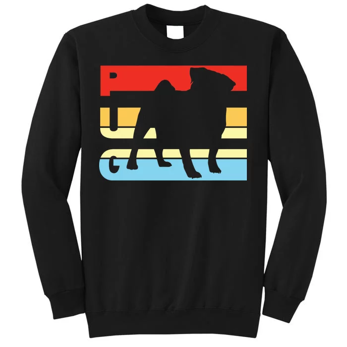 Retro Pug Logo Tall Sweatshirt