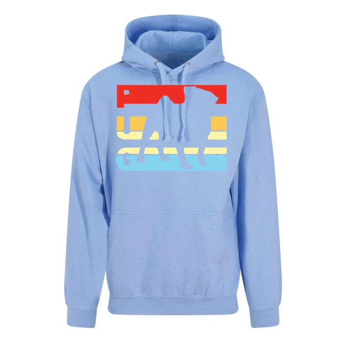 Retro Pug Logo Unisex Surf Hoodie