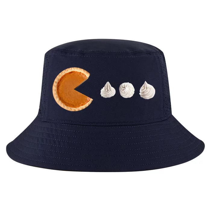 Retro Pumpkin Pie Thanksgiving Game Cool Comfort Performance Bucket Hat