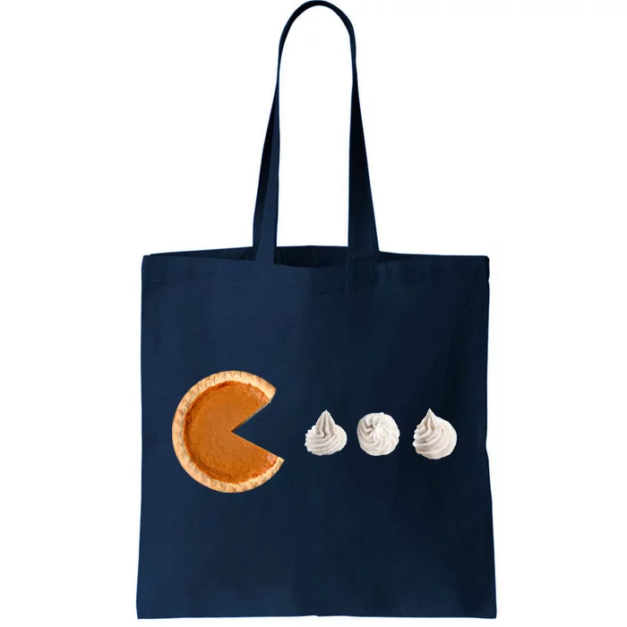 Retro Pumpkin Pie Thanksgiving Game Tote Bag