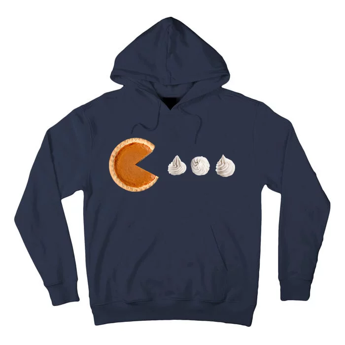 Retro Pumpkin Pie Thanksgiving Game Tall Hoodie