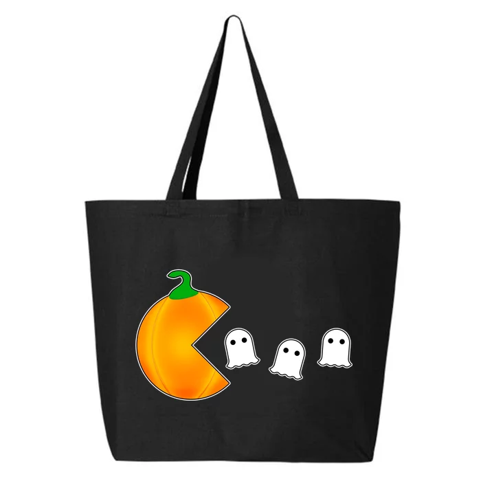 Retro Pumpkin Video Game Funny Halloween 25L Jumbo Tote