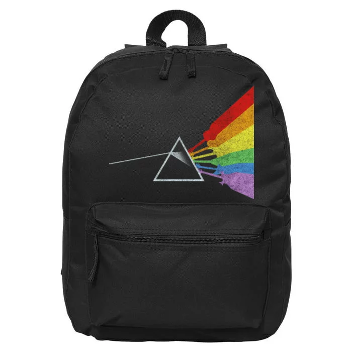 Retro Rainbow Guitars 16 in Basic Backpack