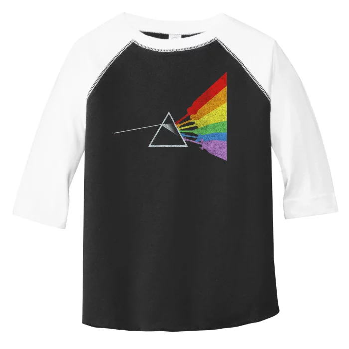 Retro Rainbow Guitars Toddler Fine Jersey T-Shirt