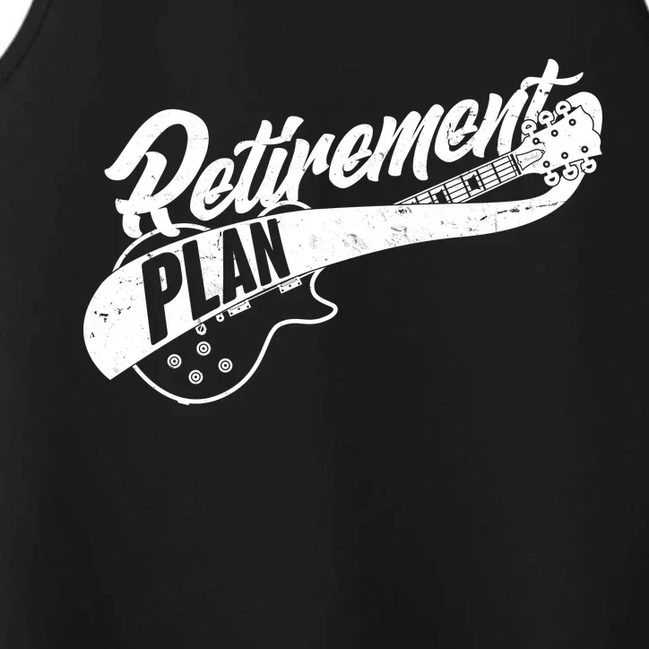 Retro Retirement Plan Guitar Performance Tank