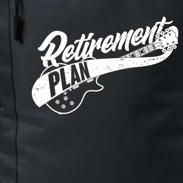 Retro Retirement Plan Guitar Daily Commute Backpack