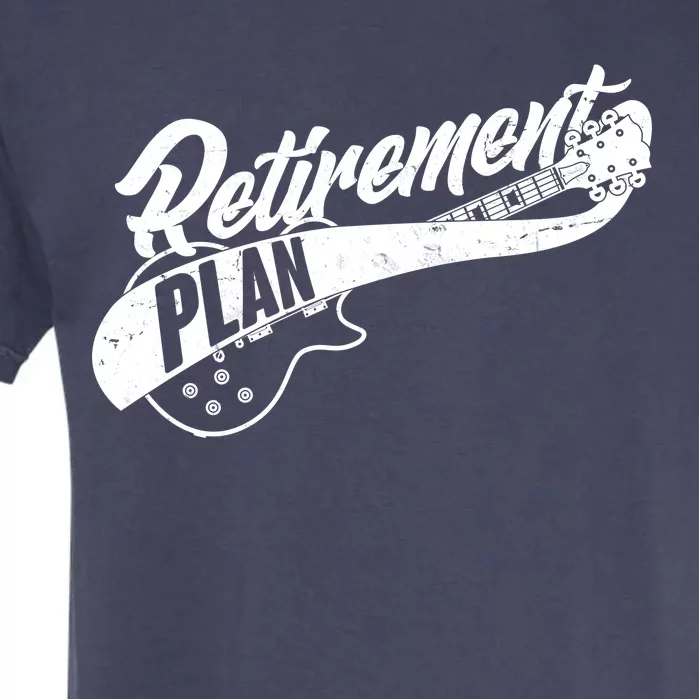 Retro Retirement Plan Guitar Garment-Dyed Heavyweight T-Shirt