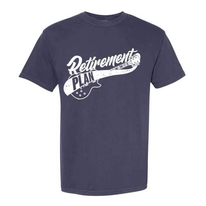 Retro Retirement Plan Guitar Garment-Dyed Heavyweight T-Shirt