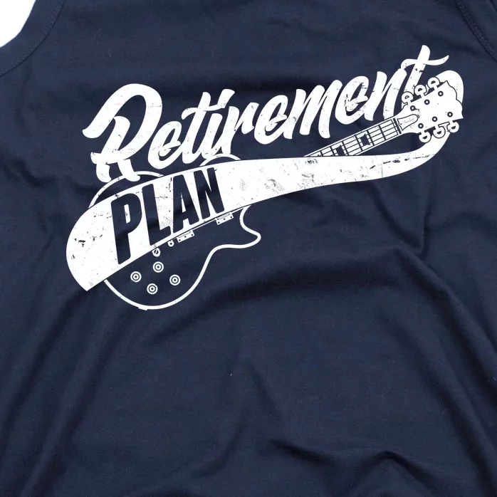 Retro Retirement Plan Guitar Tank Top