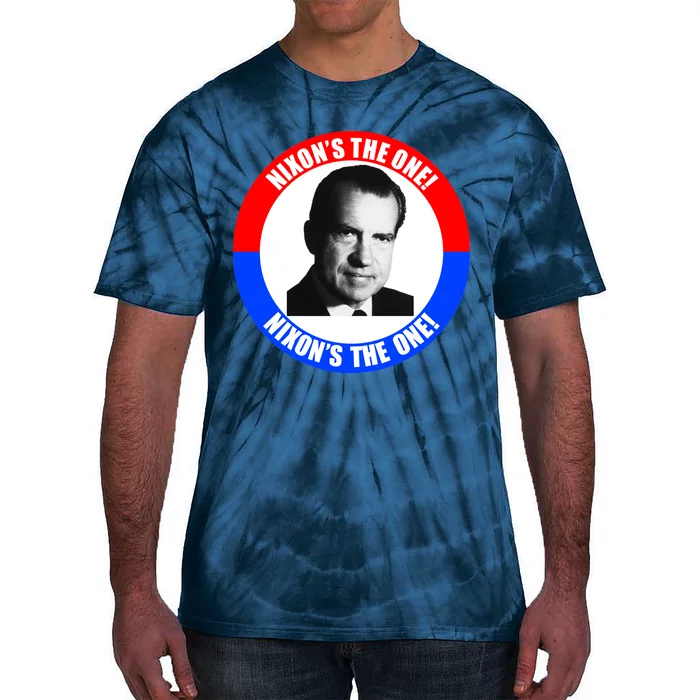 Retro Richard Nixon Nixon's The One Presidential Campaign Tie-Dye T-Shirt