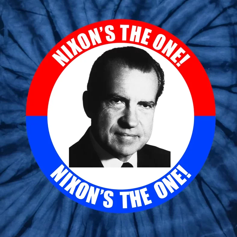 Retro Richard Nixon Nixon's The One Presidential Campaign Tie-Dye T-Shirt