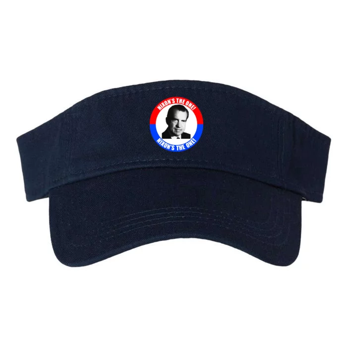 Retro Richard Nixon Nixon's The One Presidential Campaign Valucap Bio-Washed Visor