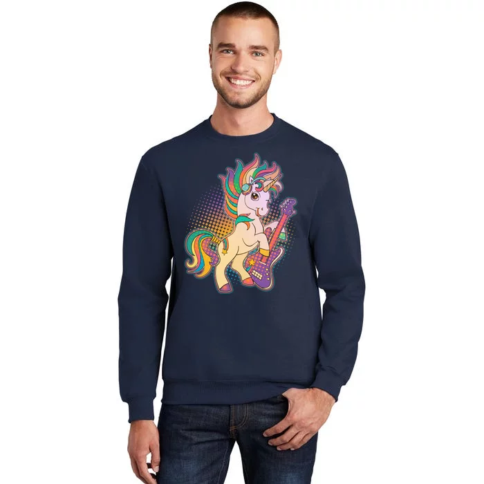 Retro Rocker Rainbow Unicorn Tall Sweatshirt