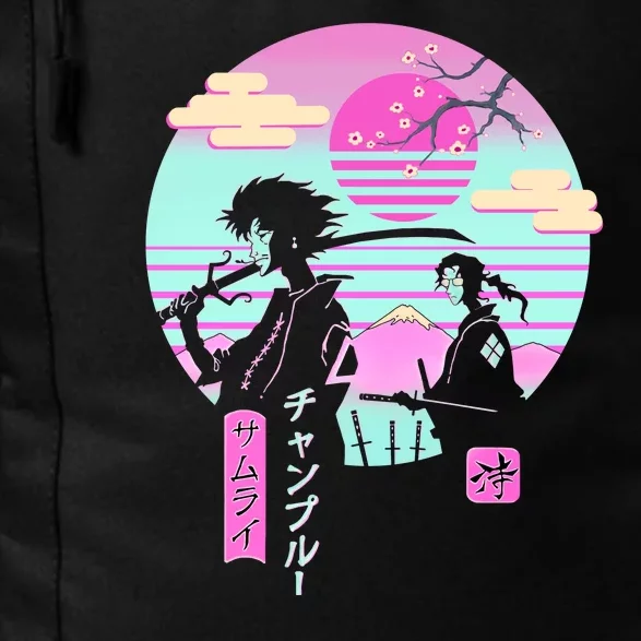 Retro Samurai Chillhop Anime Daily Commute Backpack