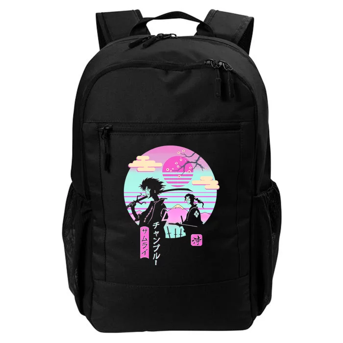 Retro Samurai Chillhop Anime Daily Commute Backpack