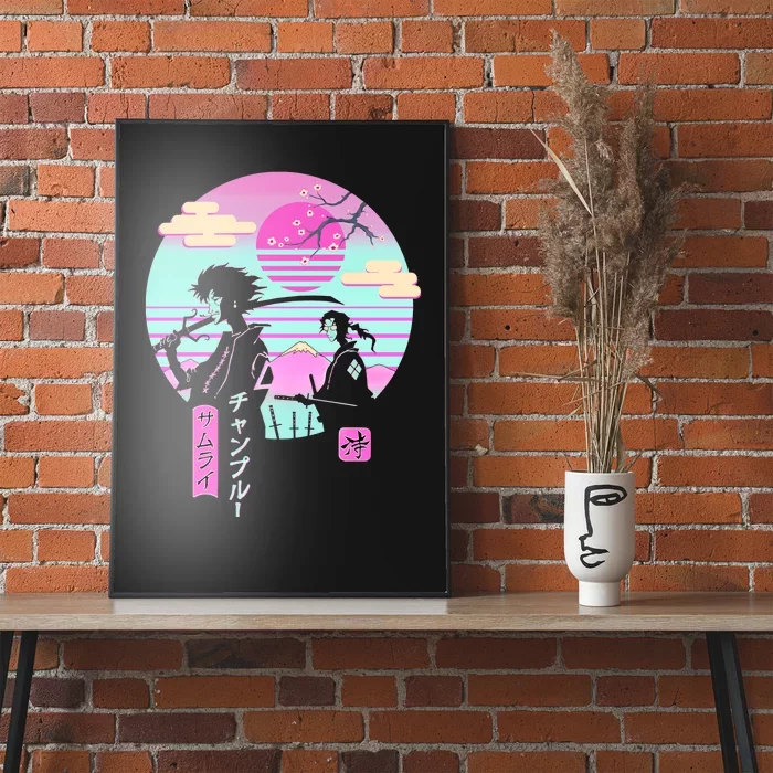 Retro Samurai Chillhop Anime Poster