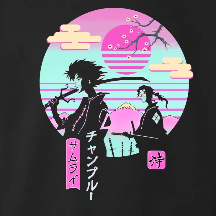 Retro Samurai Chillhop Anime Toddler Hoodie