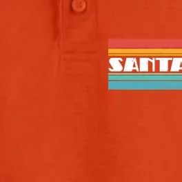 Retro Santa Cruz Strip Logo Dry Zone Grid Performance Polo