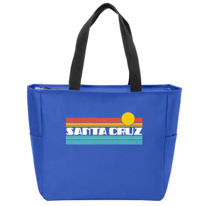 Retro Santa Cruz Strip Logo Zip Tote Bag