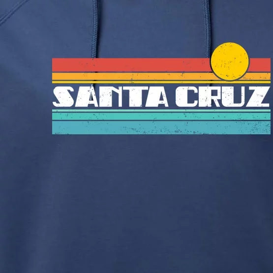 Retro Santa Cruz Strip Logo Performance Fleece Hoodie