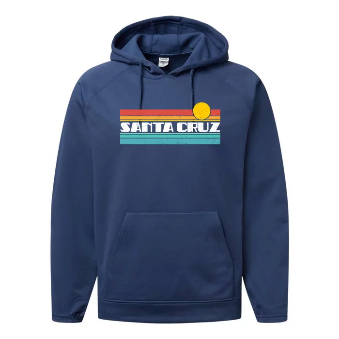 Retro Santa Cruz Strip Logo Performance Fleece Hoodie